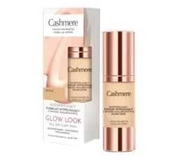 Cashmere Glow Look rozświetlający podkład wypełniający z kwasem hialuronowym Beige 30 ml