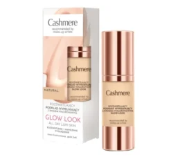 Cashmere Glow Look rozświetlający podkład wypełniający z kwasem hialuronowym Natural 30 ml