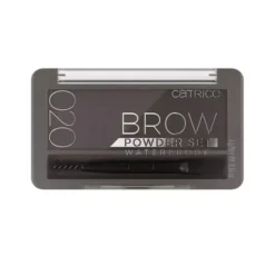 Catrice Brow Powder Set wodoodporny puder do brwi 020 Ash Brown 4 g