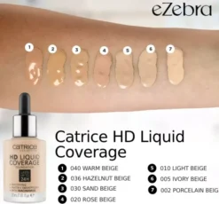Catrice HD Liquid Coverage płynny podkład kryjący 005 Ivory Beige 30 ml