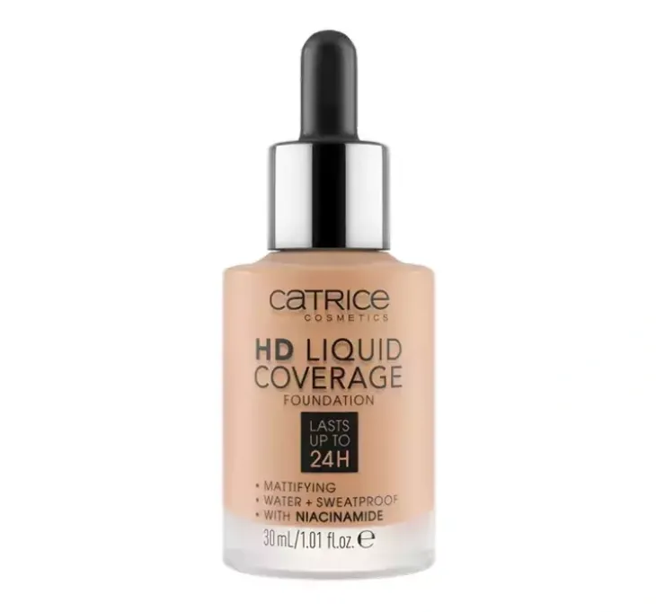Catrice HD Liquid Coverage płynny podkład kryjący 040 Warm Beige 30 ml