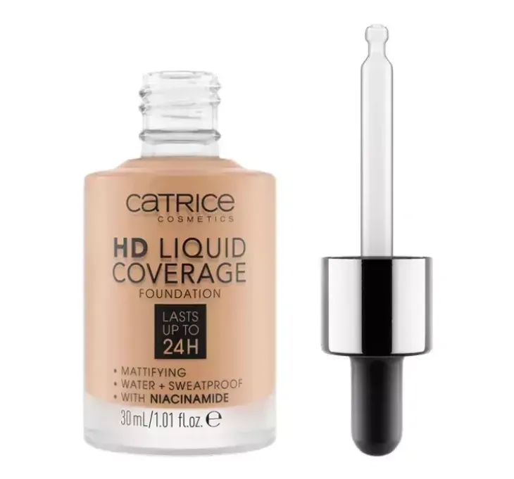 Catrice HD Liquid Coverage płynny podkład kryjący 040 Warm Beige 30 ml