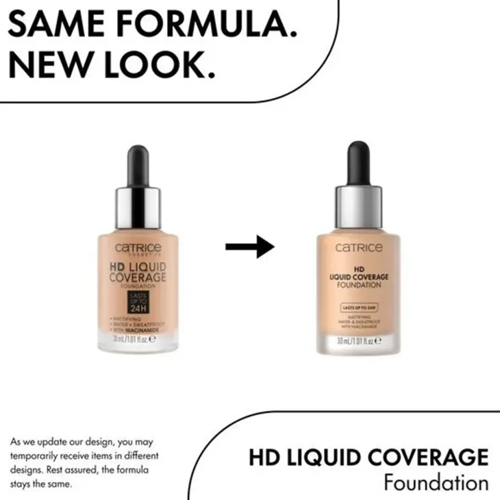 Catrice HD Liquid Coverage płynny podkład kryjący 010 Light Beige 30 ml