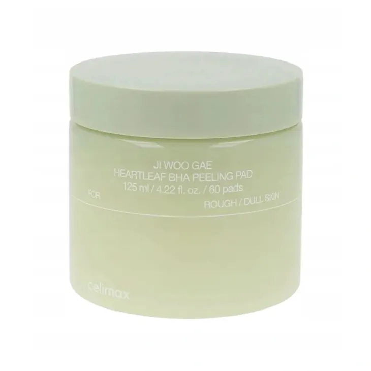 Celimax Ji Woo Gae Heartleaf BHA Peeling Pad peelingujące płatki do twarzy 60 sztuk