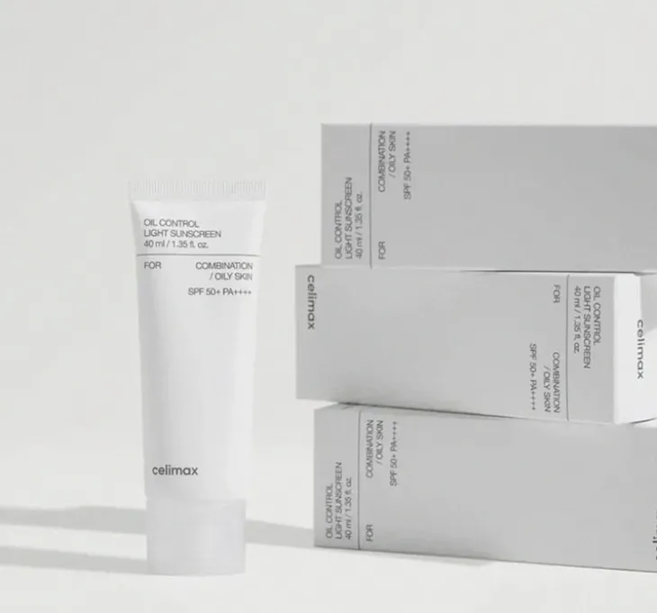 CelimaxOil Control lekki krem przeciwsłoneczny do skóry tłustej i mieszanej SPF50+ PA++++ 40 ml
