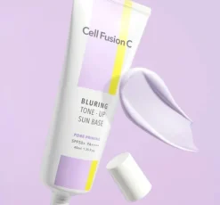 Cell Fusion C Bluring Tone-Up Sun Base SPF50+/PA++++ wygładzająca baza pod makijaż dla cer problematycznych 40 ml