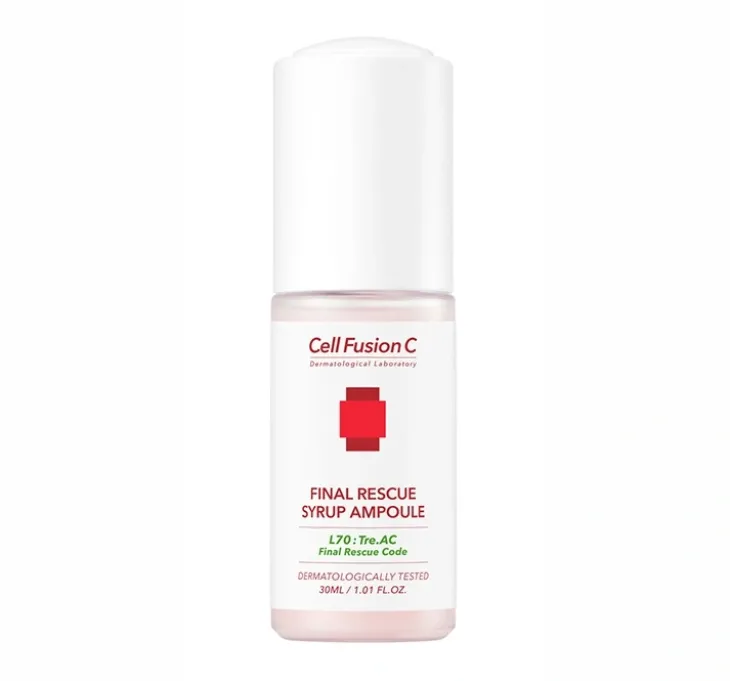 Cell Fusion C Final Rescue Syrup Ampoule serum łagodzące podrażnienia do skóry tłustej i problematycznej 30 ml
