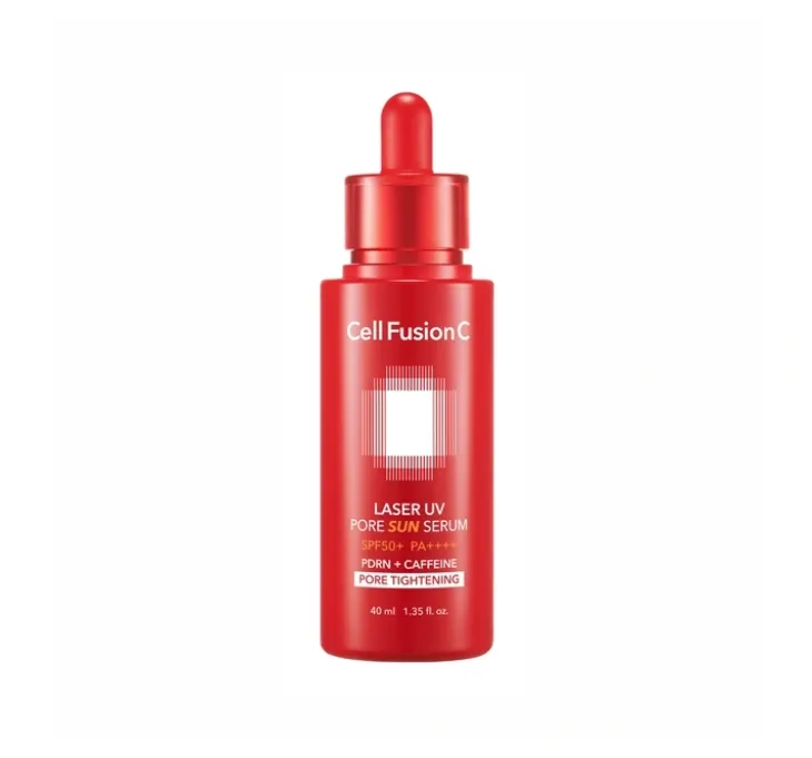 Cell Fusion C Laser UV Pore Sun Serum ochronne serum wygładzające i zwężające pory SPF50+ PA++++ 40 ml