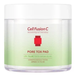 Cell Fusion C Pore Tox Pad płatki do pielęgnacji skóry z rozszerzonymi porami 60 sztuk