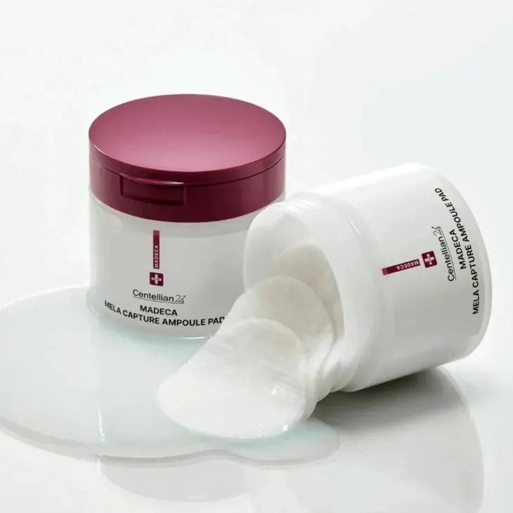 Centellian24 Madeca Mela Capture Ampoule Pad płatki do twarzy redukujące przebarwienia 60 sztuk