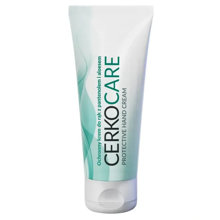 Cerkocare ochronny krem do rąk z pantenolem i aloesem 75 ml