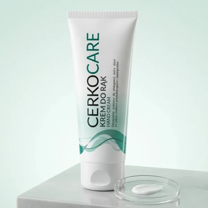 Cerkocare ochronny krem do rąk z pantenolem i aloesem 75 ml