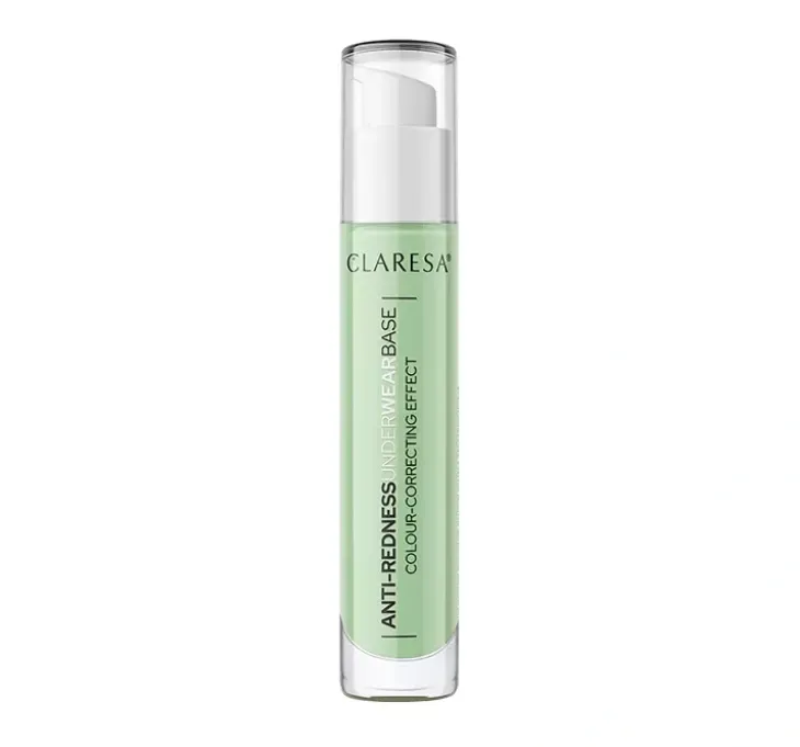 Claresa Anti-Redness baza pod makijaż optycznie neutralizująca zaczerwienienia 34 g