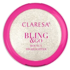 Claresa Bling & Go Bouncy Highlighter sprężysty rozświetlacz do twarzy 01 Moonstone 8,5 g