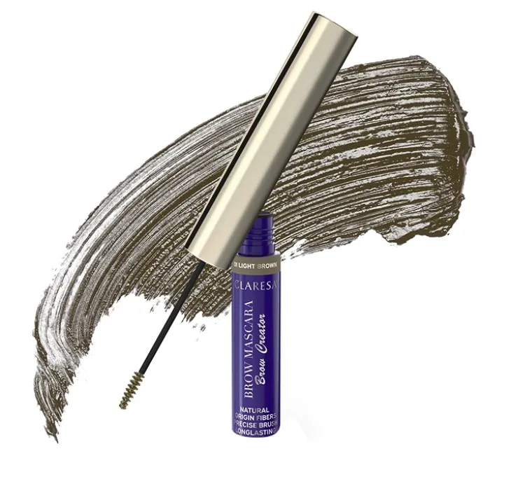 Claresa Brow Mascara tusz do brwi 01 Light Brown 6 g