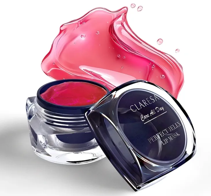 Claresa Care All Day intensywnie regenerująca żelowa maska do ust Cherry Vanilla 8 g