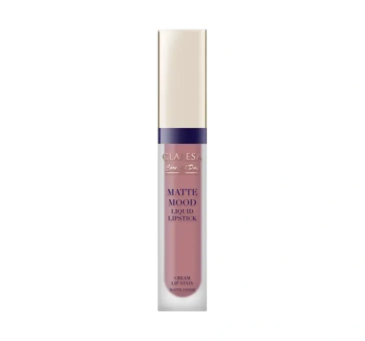 Claresa Care All Day Matte Mood matowa pomadka w płynie 01 Joyful 7 ml