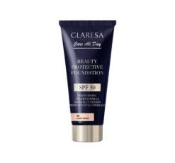 Claresa Care All Day nawilżający podkład z filtrem SPF50 1 W Light Warm 30 ml