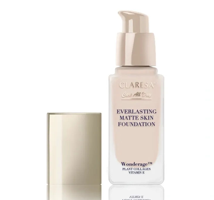 Claresa Care All Day podkład matująco-wygładzający Light Beige 32 ml