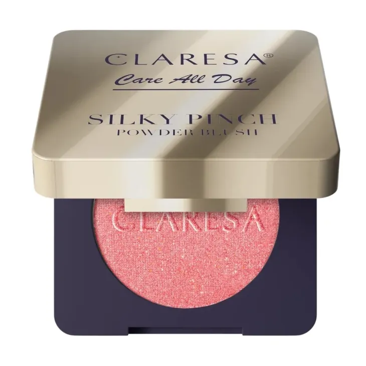 Claresa Care All Day rozświetlający róż do policzków 03 Lumi Peach 2 g