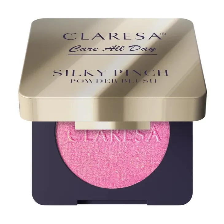 Claresa Care All Day rozświetlający róż do policzków 02 Lumi Pink 2 g