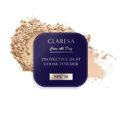 Claresa Care All Day sypki puder utrwalający z filtrem SPF30 Universal 5 g