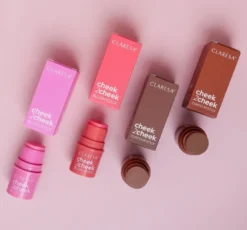 Claresa Cheek2Cheek kremowy róż do policzków w sztyfcie 01 Candy Pink 6 g