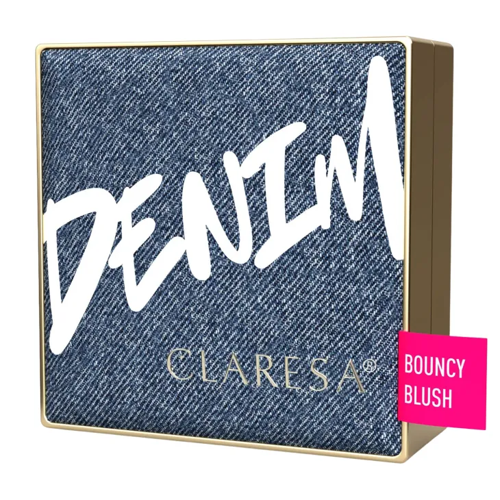 Claresa Denim róż bouncy o sprężystej formule w kompakcie 01 Rosy Apricot 10 g