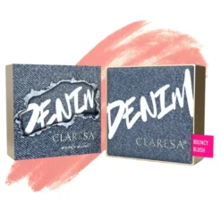 Claresa Denim róż bouncy o sprężystej formule w kompakcie 01 Rosy Apricot 10 g
