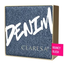 Claresa Denim róż bouncy o sprężystej formule w kompakcie 02 Electric Coral 10 g