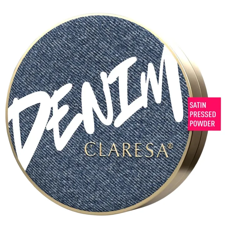 Claresa Denim satynowy puder prasowany do twarzy 02 8 g