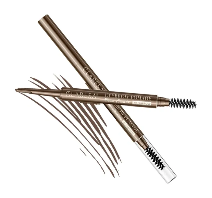 Claresa Eyebrow Pomade Pencil Brow Creator pomada do brwi w kredce 02 Medium Brown 0,17 g