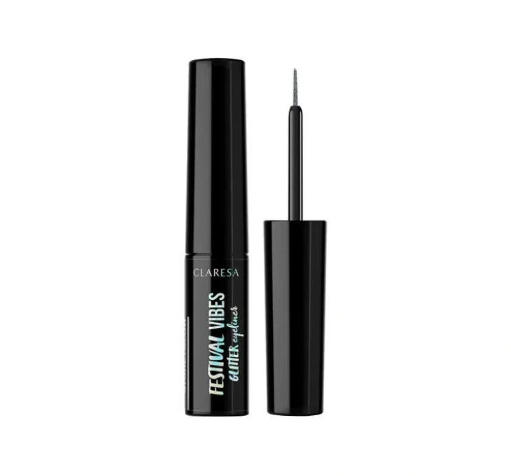 Claresa Festival Vibes brokatowy eyeliner 01 Greyblow 4 g