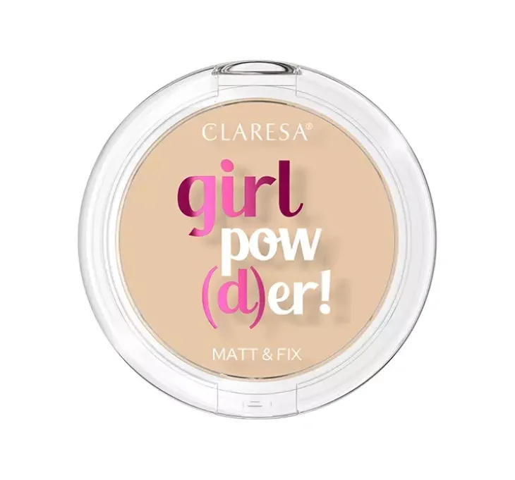 Claresa Girl Pow(d)er puder do twarzy 02 Natural Beige 12 g