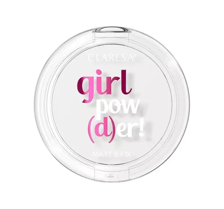 Claresa Girl Pow(d)er puder do twarzy 00 Transparent 12 g