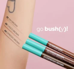Claresa Go Bushy pisak do brwi 01 Ash Brown 3 g