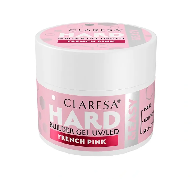 Claresa Hard & Easy żel budujący French Pink 45 g
