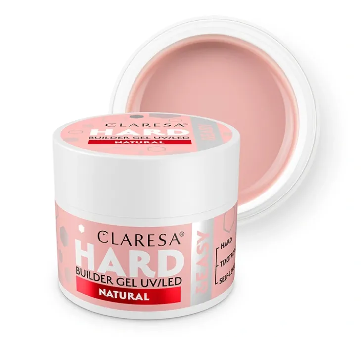 Claresa Hard & Easy żel budujący Natural 45 g