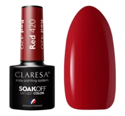 Claresa hybrydowy lakier do paznokci Red 420 5 g