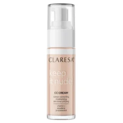 Claresa Keep It Nude nawilżający krem CC 102 Warm Medium 34 g