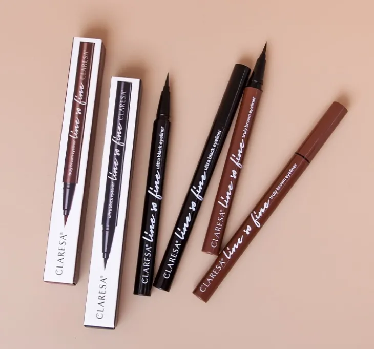 Claresa Line So Fine eyeliner w pisaku Brown 0,8 g