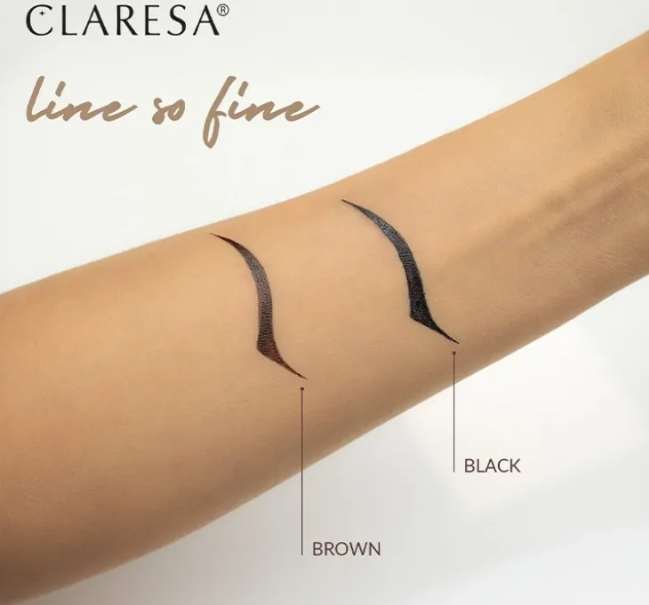 Claresa Line So Fine eyeliner w pisaku Brown 0,8 g