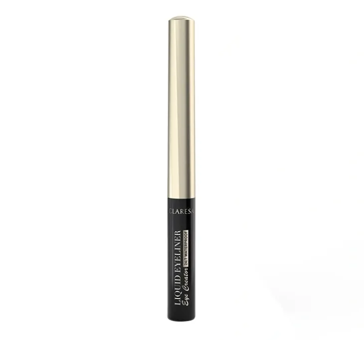 Claresa Liquid Eyeliner wodoodporny eyeliner w pędzelku 01 Black 3 g