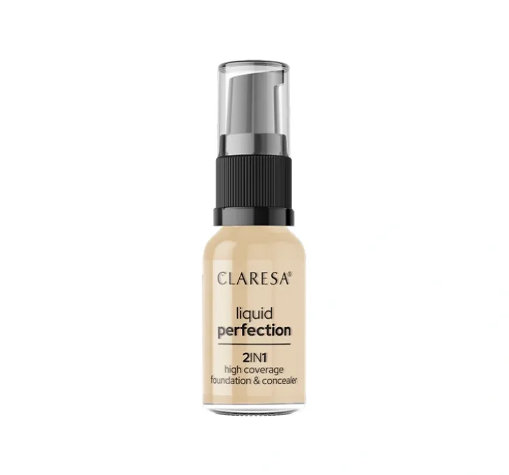 Claresa Liquid Perfection podkład do twarzy 2w1 103,5 Light Nude 18 g