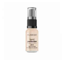 Claresa Liquid Perfection podkład do twarzy 2w1 102 Warm Medium 18 g