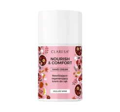 Claresa Nourish & Comfort nawilżająco-regenerujący krem do rąk Mulled Wine 48 g