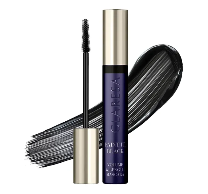 Claresa Paint It Black pogrubiająco-wydłużający tusz do rzęs Black 10 g