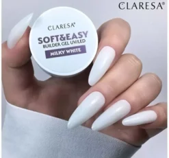 Claresa Soft & Easy żel budujący Milky White 45 g