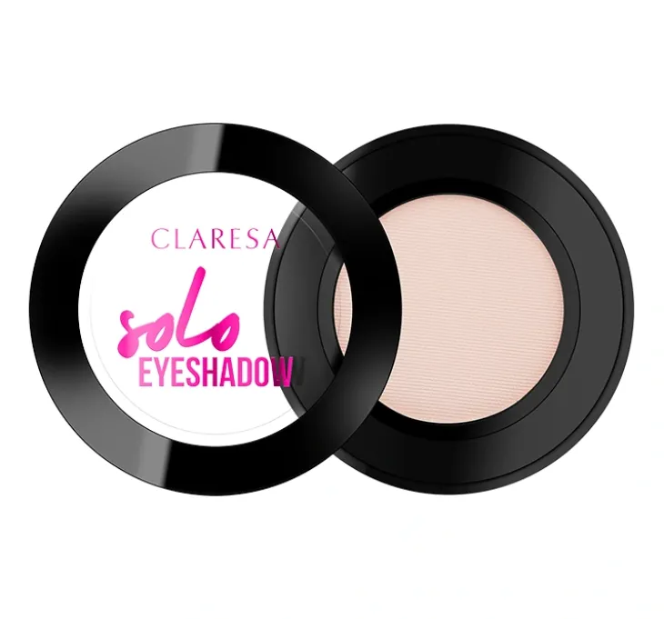 Claresa Solo pojedynczy cień do powiek 100 Cream 1,2 g