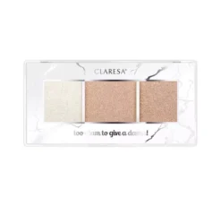 Claresa Too Glam To Give a Damn paleta rozświetlaczy 11 Rosy Glow 12,5 g